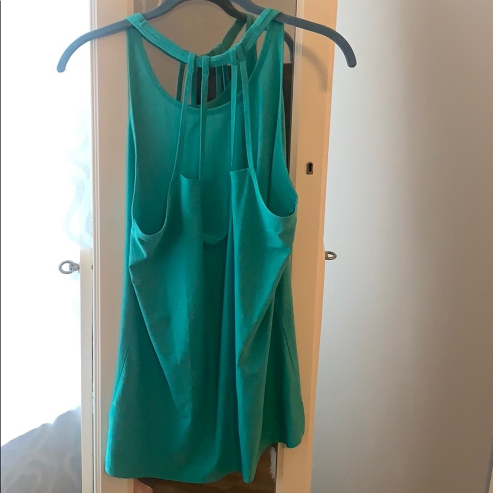 Reebok medium turquoise dry fit tank top